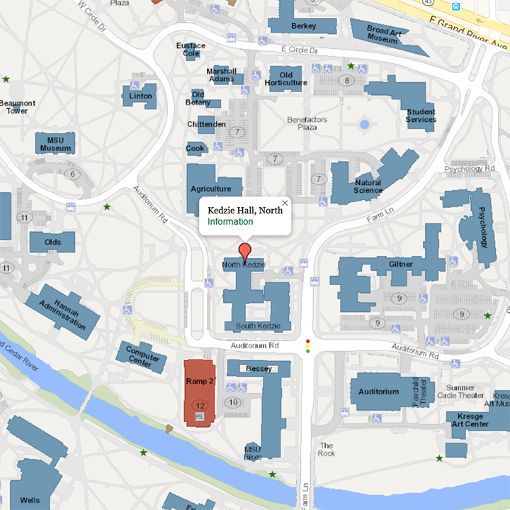 Map to the MSU Ombudsperson Office